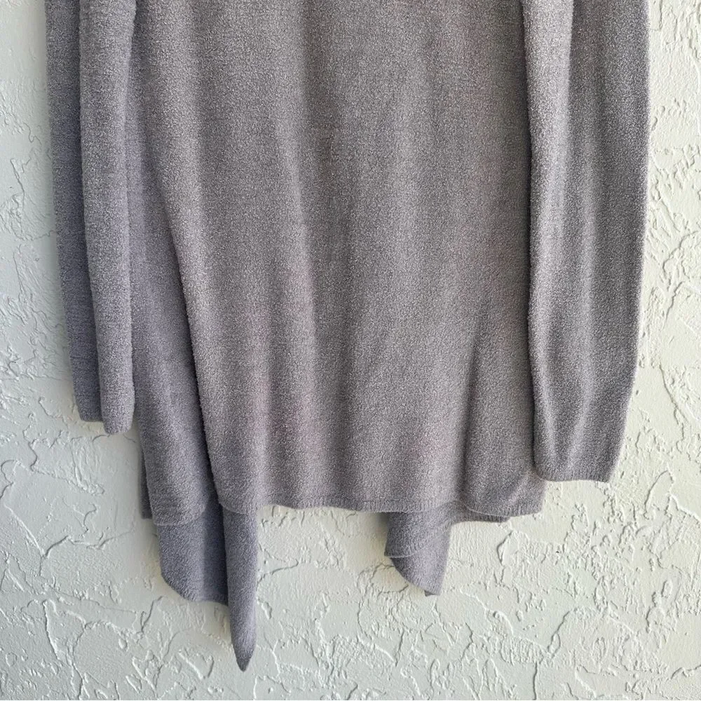 BAREFOOT DREAMS Sweater‎ Cardigan Women L/XL Bamboo Chic Lite Knit Beige